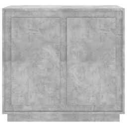 Berkfield Home Sideboard Concrete Grey 80x34x75 cm Engineered Wood - Size: 80 x 34 x 75 cm - thumbnail 5