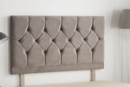 Somnior Ziggy Plush Velvet Divan Bed with Sprung Memory Foam Mattress & Headboard in Silver - Size: Single - thumbnail 5