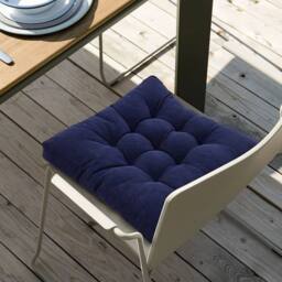 EONLION Dark Blue 50x50cm Large Square Thick Chair Cushions - Size: 120 cm x 90 cm - thumbnail 4