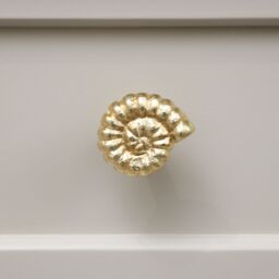 Melody Maison Gold Fossil Drawer Knob - thumbnail 2
