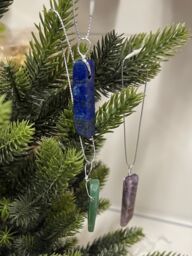 SVNX Crystal Christmas Tree Hanging Ornaments - 20pcs - thumbnail 3