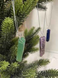 SVNX Crystal Christmas Tree Hanging Ornaments - 20pcs - thumbnail 1