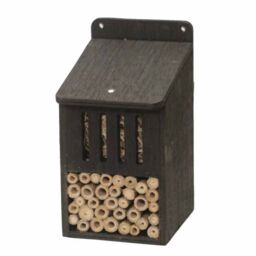 Buttercup Farm Bug House - Plywood/Bamboo - L16 x W13 x H24 cm in Black