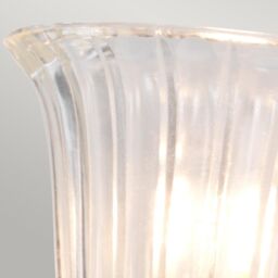 Netlighting Carroll 1 Light Bathroom Wall Light Polished Chrome IP44 G9 in Grey - thumbnail 4