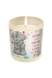 Personalised Memento Company Women's Personalised Me To You Love Forever Scented Jar Candle in Off-White - thumbnail 1