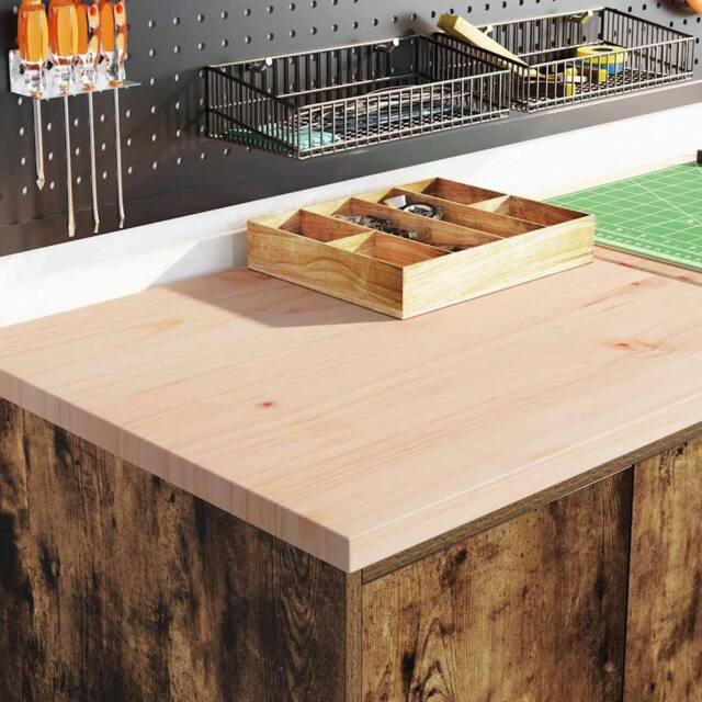 Berkfield Home Durable Garage Storage Cabinet Smoked Oak 60x51x85 cm Solid Wood Pine in Brown - Size: 60 x 51 x 85 cm - image 1