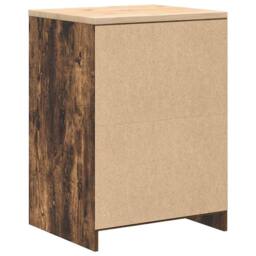 Berkfield Home Durable Garage Storage Cabinet Smoked Oak 60x51x85 cm Solid Wood Pine in Brown - Size: 60 x 51 x 85 cm - thumbnail 8
