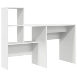 Berkfield Home with Drawer with Shelf with Storage White 131.5 x 50 x 106.5 cm Engineered wood - thumbnail 4