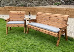 Charles Taylor Trading Angled Grand Chair & Winchester in Brown - thumbnail 3