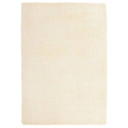 Berkfield Home Shaggy Rug High Pile NAVARRA Cream 120x170 cm Polyester - Size: Medium