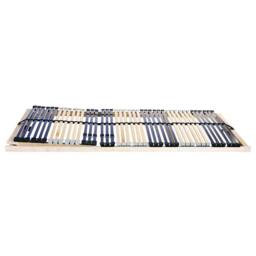 Berkfield Home Slatted Bed Base Manual Brown 90 x 190 cm Wood & Plastic