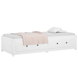 Berkfield Home Day Bed White 90x200 cm Solid Wood Pine - thumbnail 6