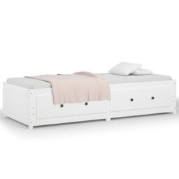 Berkfield Home Day Bed White 90x200 cm Solid Wood Pine - thumbnail 5