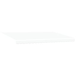 Berkfield Home Manual Retractable Awning with LED White 500x350 cm - thumbnail 2