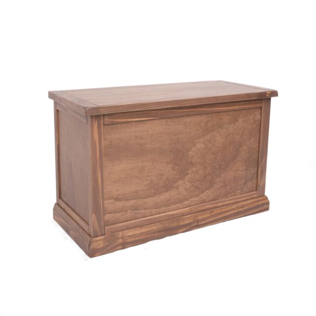 Cabinet Bits Tirolo Lacquered Blanket Box Ottoman in Brown - image 1