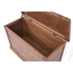 Cabinet Bits Tirolo Lacquered Blanket Box Ottoman in Brown - thumbnail 4