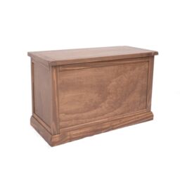 Cabinet Bits Tirolo Lacquered Blanket Box Ottoman in Brown - thumbnail 1