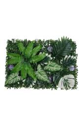 Living and Home 1PCS Green Artificial Plant Living Wall Panel for Decor - thumbnail 1