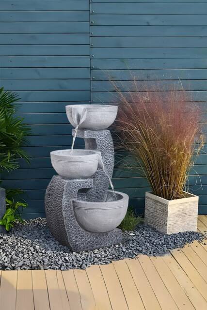 Living and Home Solar-Powered Water Fountain Outdoor Gardening Decor - image 1
