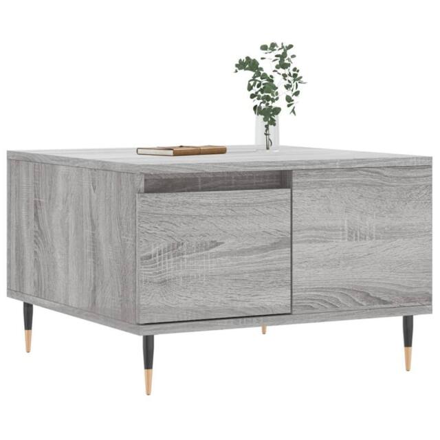 Berkfield Home Modern Coffee Table Grey Sonoma 55x55x36.5 cm Engineered Wood - image 1