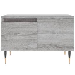 Berkfield Home Modern Coffee Table Grey Sonoma 55x55x36.5 cm Engineered Wood - thumbnail 5