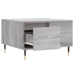 Berkfield Home Modern Coffee Table Grey Sonoma 55x55x36.5 cm Engineered Wood - thumbnail 6