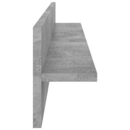 Berkfield Home Wall Shelf 2 pcs Concrete Grey 80x11.5x18 cm Engineered Wood - thumbnail 5