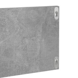 Berkfield Home Wall Shelf 2 pcs Concrete Grey 80x11.5x18 cm Engineered Wood - thumbnail 6