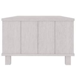 Berkfield Home Coffee Table HAMAR White 100x55x35 cm Solid Wood Pine - Size: 100 x 55 x 35 cm - thumbnail 6