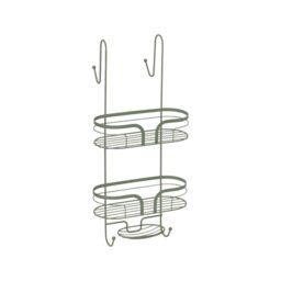 Showerdrape Dante Modern 2-Tier Shower Caddy - Bathroom Shower Storage in Green - thumbnail 3