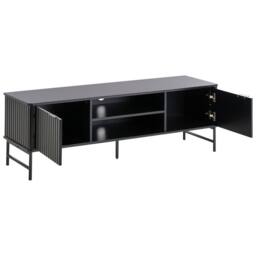 Wyld and Coco Everluxe TV Stand Black MDF 140 x 40 cm - thumbnail 4
