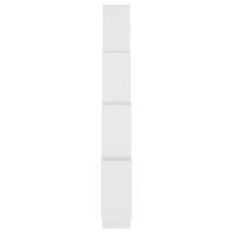 Berkfield Home Wall Cube Shelf White 90x15x119 cm Engineered Wood - Size: 90 x 15 x 119 cm - thumbnail 5