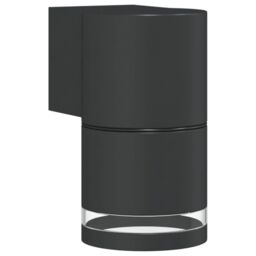 Berkfield Home Outdoor Wall Light Black Die-cast Aluminium - thumbnail 2