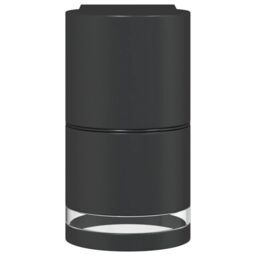 Berkfield Home Outdoor Wall Light Black Die-cast Aluminium - thumbnail 4