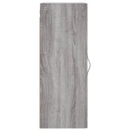 Berkfield Home Wall Mounted Cabinet Grey Sonoma 34.5x34x90 cm Engineered Wood - thumbnail 7