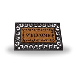 Marco Paul Tan Coir welcome' Nonslip Doormat Insert 23x53cm in Beige - Size: 100 cm diameter - thumbnail 2