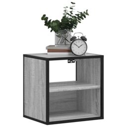 Berkfield Home Wall-mounted Bedside Cabinets 2 pcs Grey Sonoma 40x31x39.5 cm - thumbnail 4