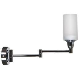Netlighting Classic Bathroom Wall Light Chrome IP44 in Silver