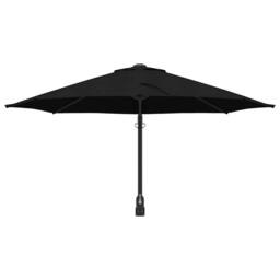Berkfield Home Patio Umbrella Black Polyester, Powder-Coated Steel Large - thumbnail 4