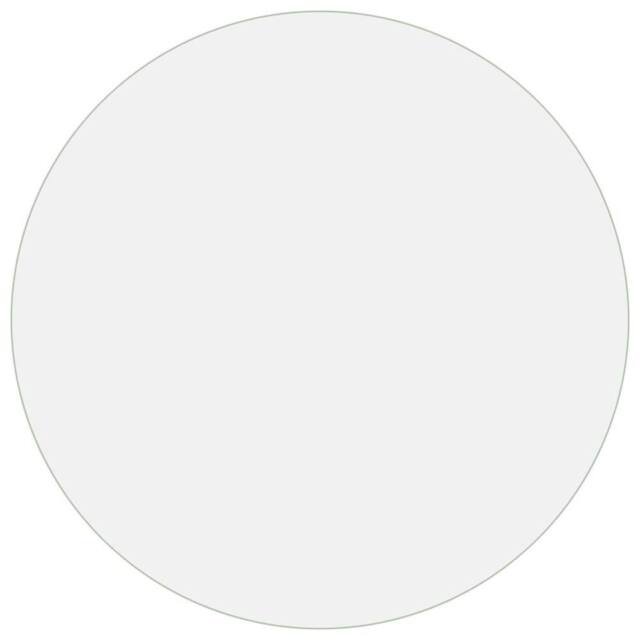 Berkfield Home Table Protector Matte √ò 110 cm 2 mm PVC in Clear