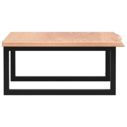 Berkfield Home Basin Shelf Wall Mounted Steel & Solid Wood Oak in Brown - thumbnail 5