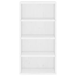 Berkfield Home Side Cabinet ODDA White 40x24x79 cm Solid Wood Pine - Size: 40 x 24 x 79 cm - thumbnail 5