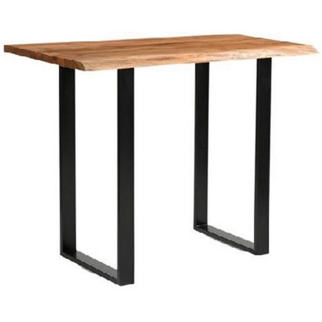 Lemon Pavilion Furniture and Decor Live Edge Collection Light Acacia Bar Table - L70 x W130 x H100 cm in Natural - image 1