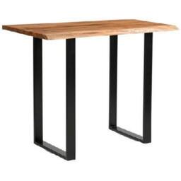 Lemon Pavilion Furniture and Decor Live Edge Collection Light Acacia Bar Table - L70 x W130 x H100 cm in Natural - thumbnail 1