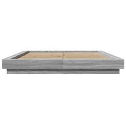 Berkfield Home Bed Frame without Mattress Grey Sonoma 160x200 cm - thumbnail 4