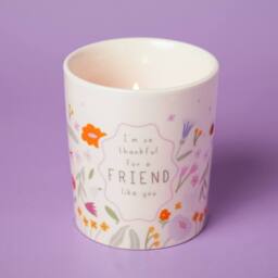 Love Life Sentiment Gift Ceramic Candle 190g - Friend Like You - thumbnail 2