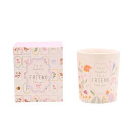 Love Life Sentiment Gift Ceramic Candle 190g - Friend Like You - thumbnail 3
