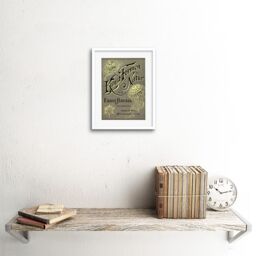 "Artery8 Wall Art Print Ernst Haeckel Kunst Formen Der Natur Cover Page Artwork Framed 9X7 Inch in White - Size: W7"" x H9""" - thumbnail 2