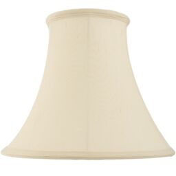 "Loops 14"" Round Bell Handmade Lamp Shade Cream Fabric Classic Table Light Bulb Cover"
