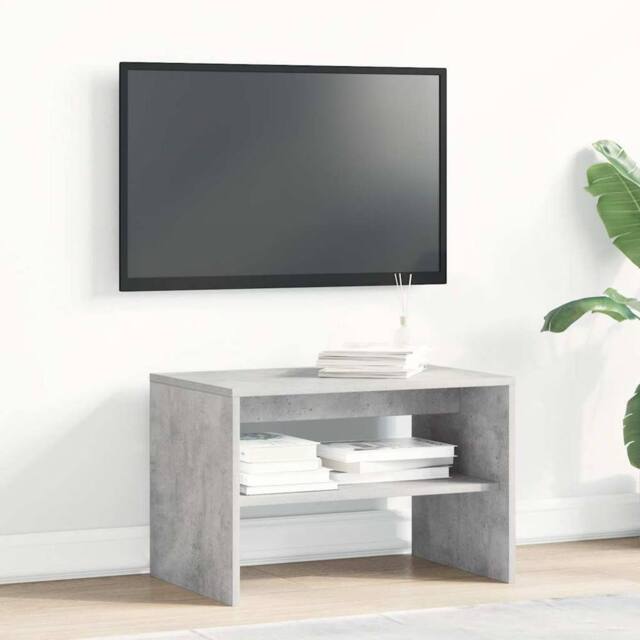 Berkfield Home TV Cabinet Concrete Grey 60x40x40 cm Engineered Wood - Size: 60 x 40 x 40 cm - image 1